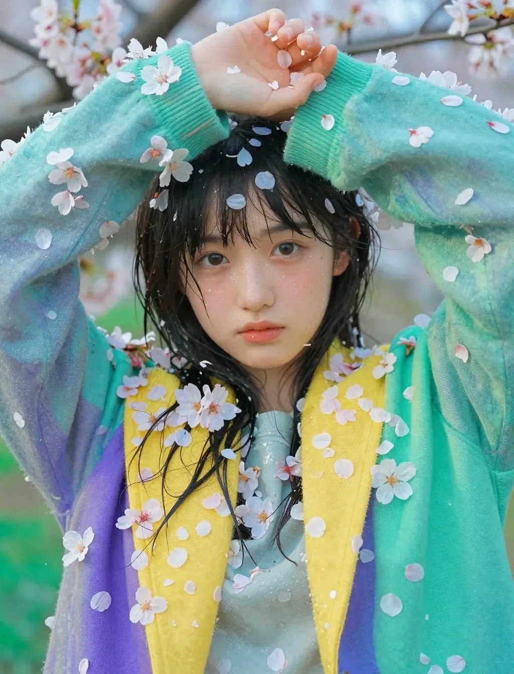 季節外れの桜まみれ