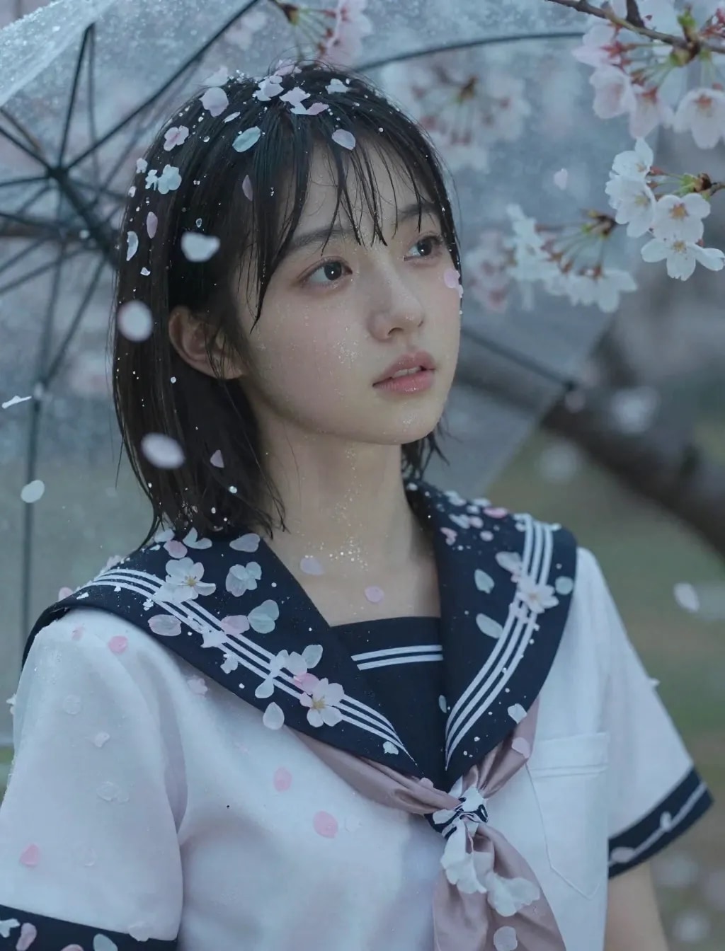 季節外れの桜まみれ