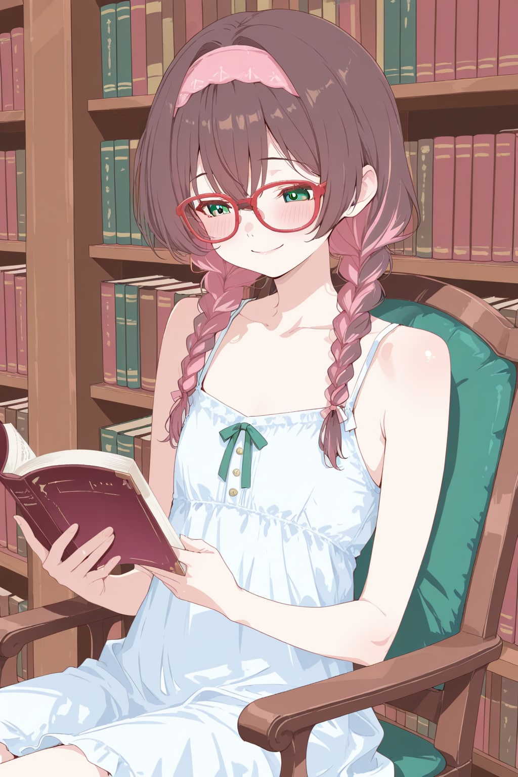 APRICOTで三つ編み少女