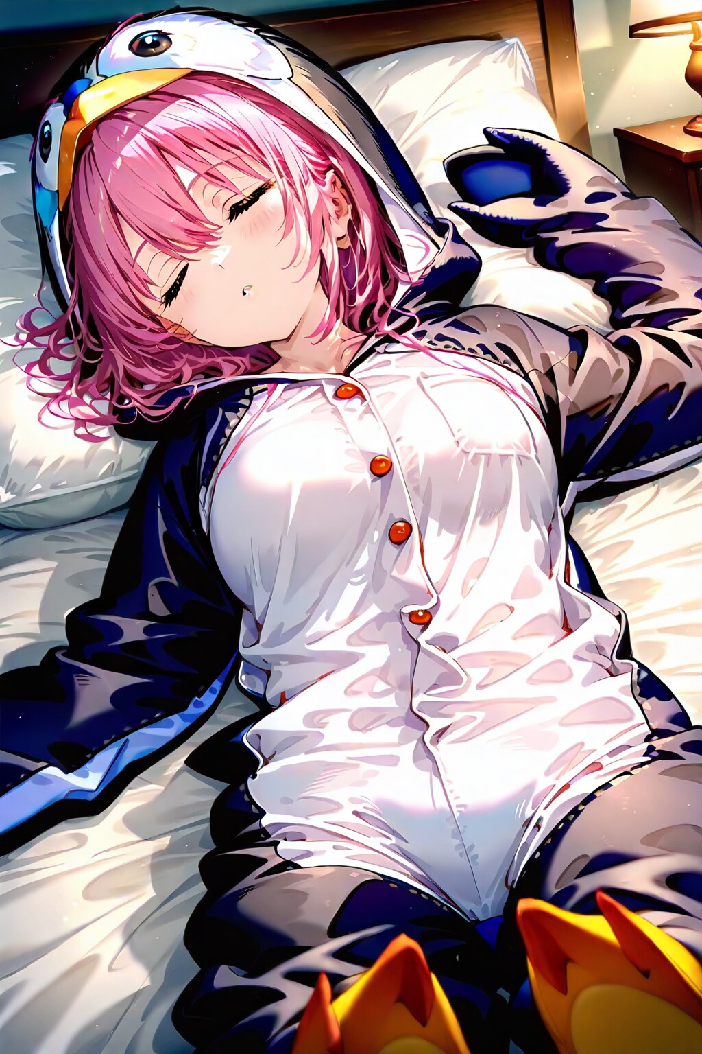 寝る
