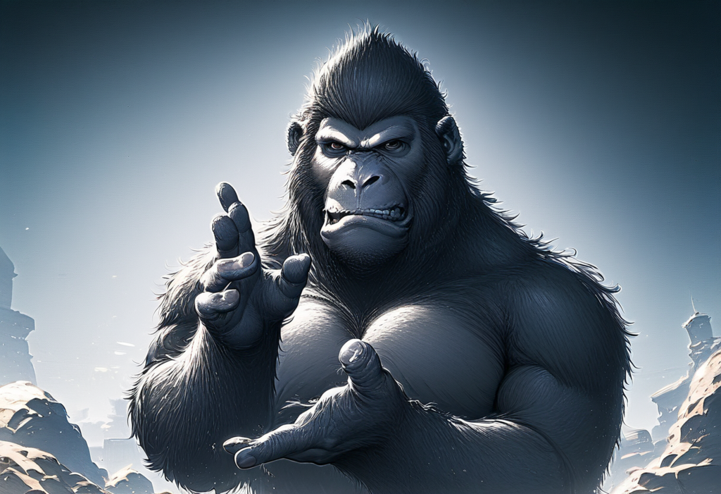 人生相談に真面目に答えるゴリラ