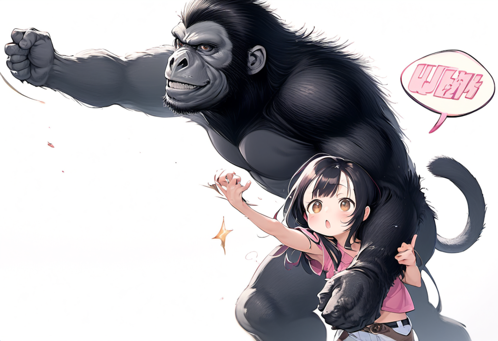 人生相談に真面目に答えるゴリラ