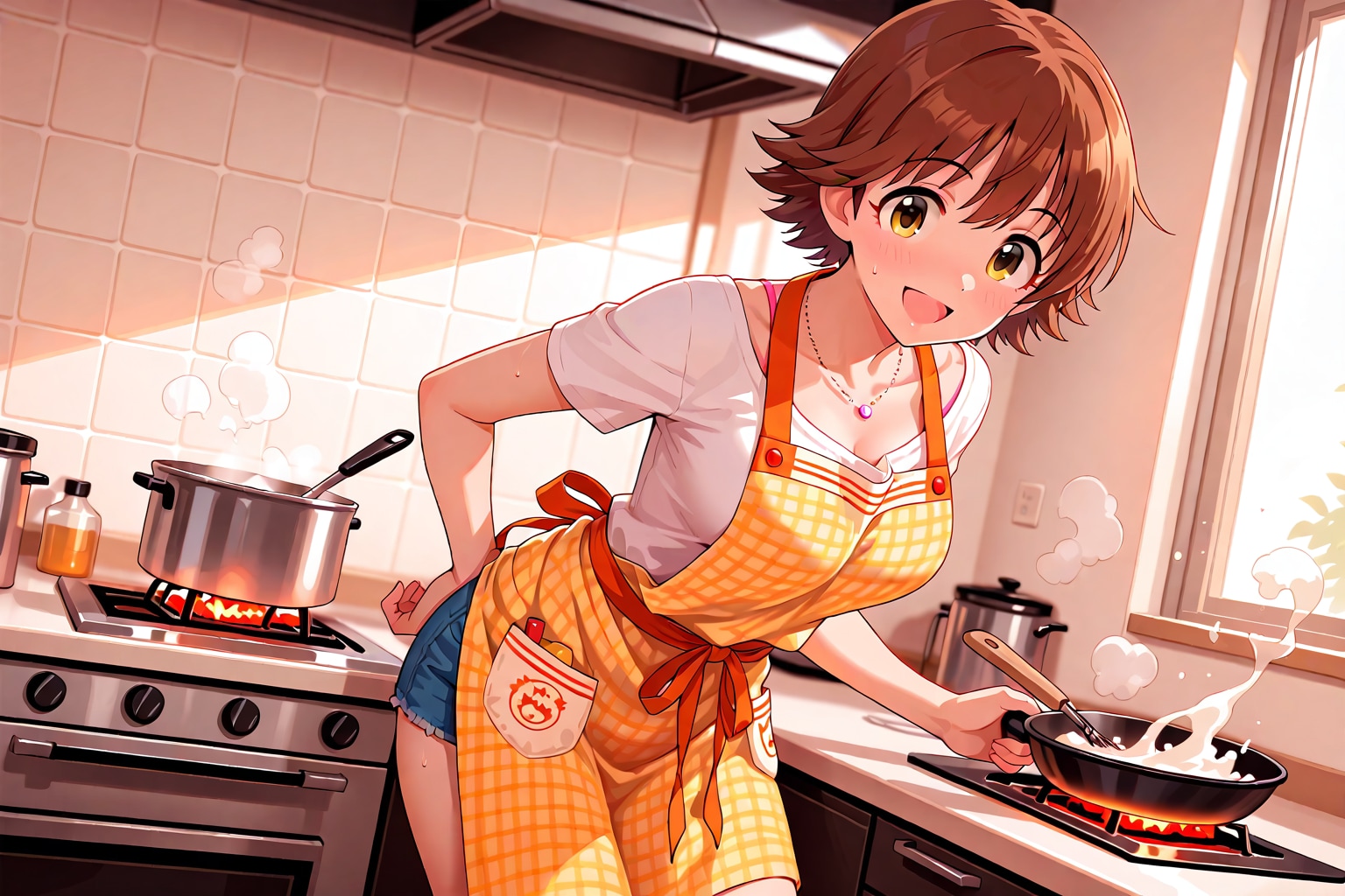 料理をする本田未央