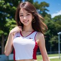 見物人が多い女子陸上部！ 2枚目