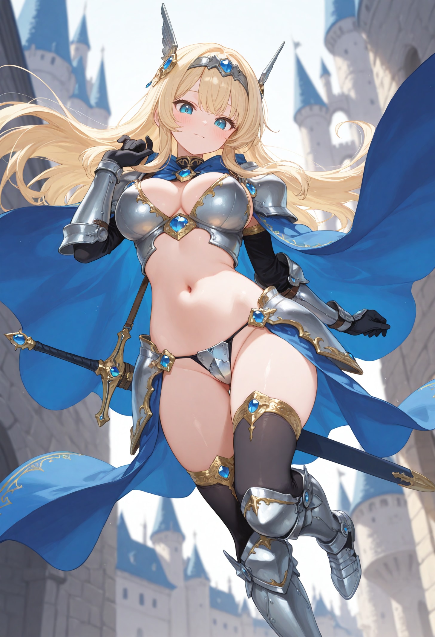 金髪の少女剣士1-2