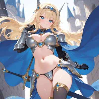 金髪の少女剣士1-2