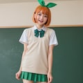 四葉のコスプレをしているコトちゃん【完全版】 2枚目