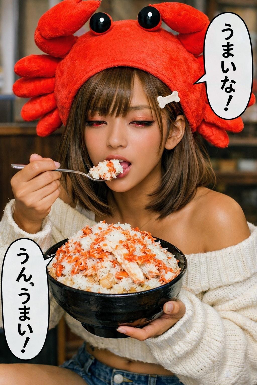 かにめし🦀おにくちゃん🍖