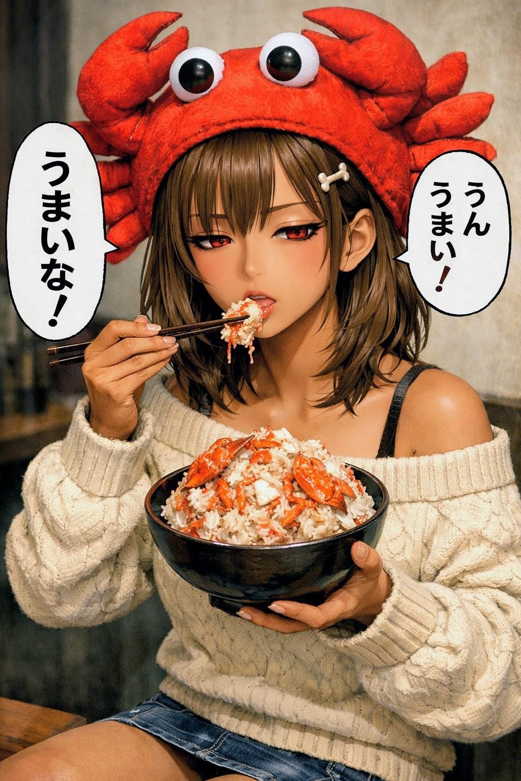 かにめし🦀おにくちゃん🍖