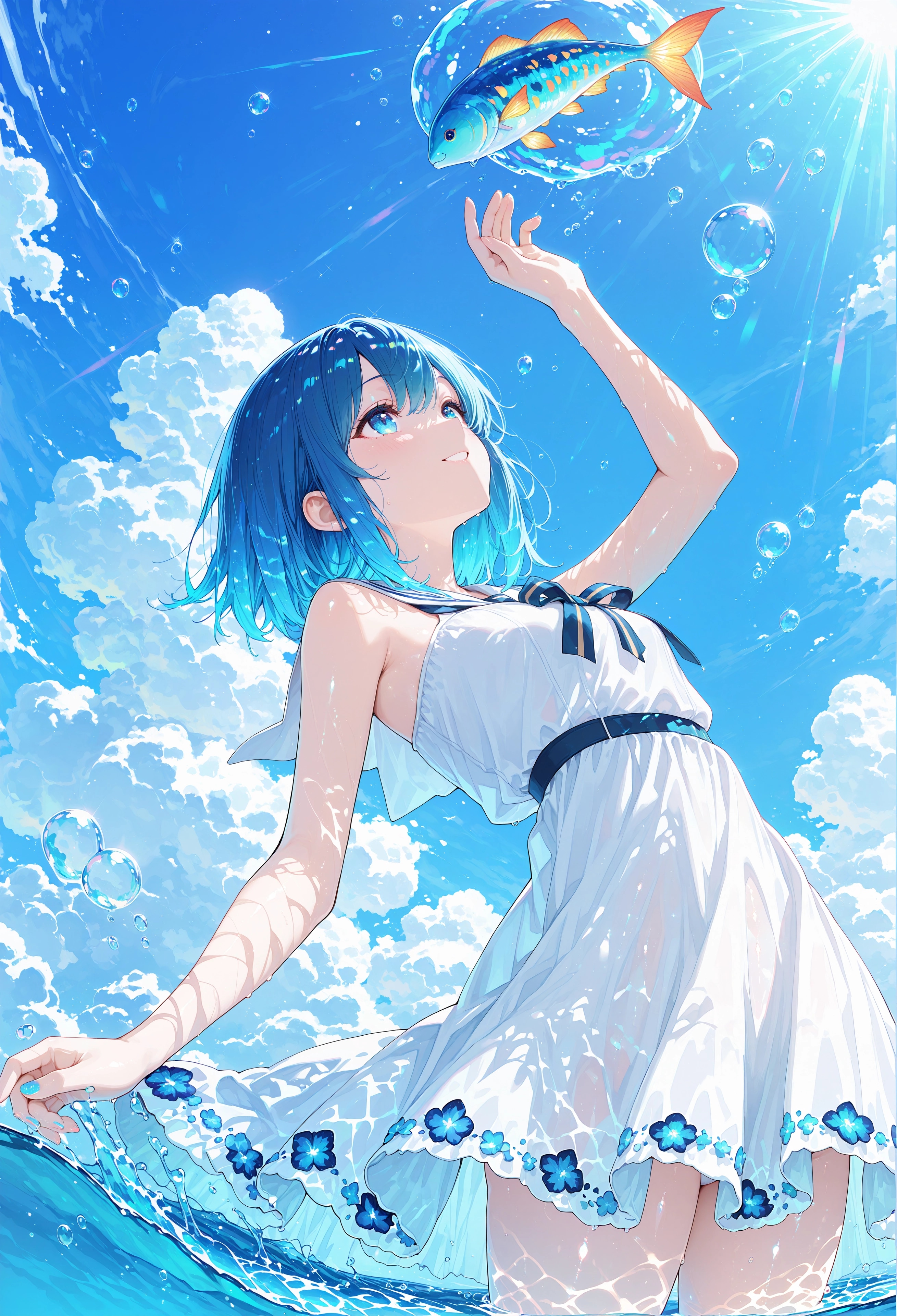 海 | の人気AIイラスト・グラビア