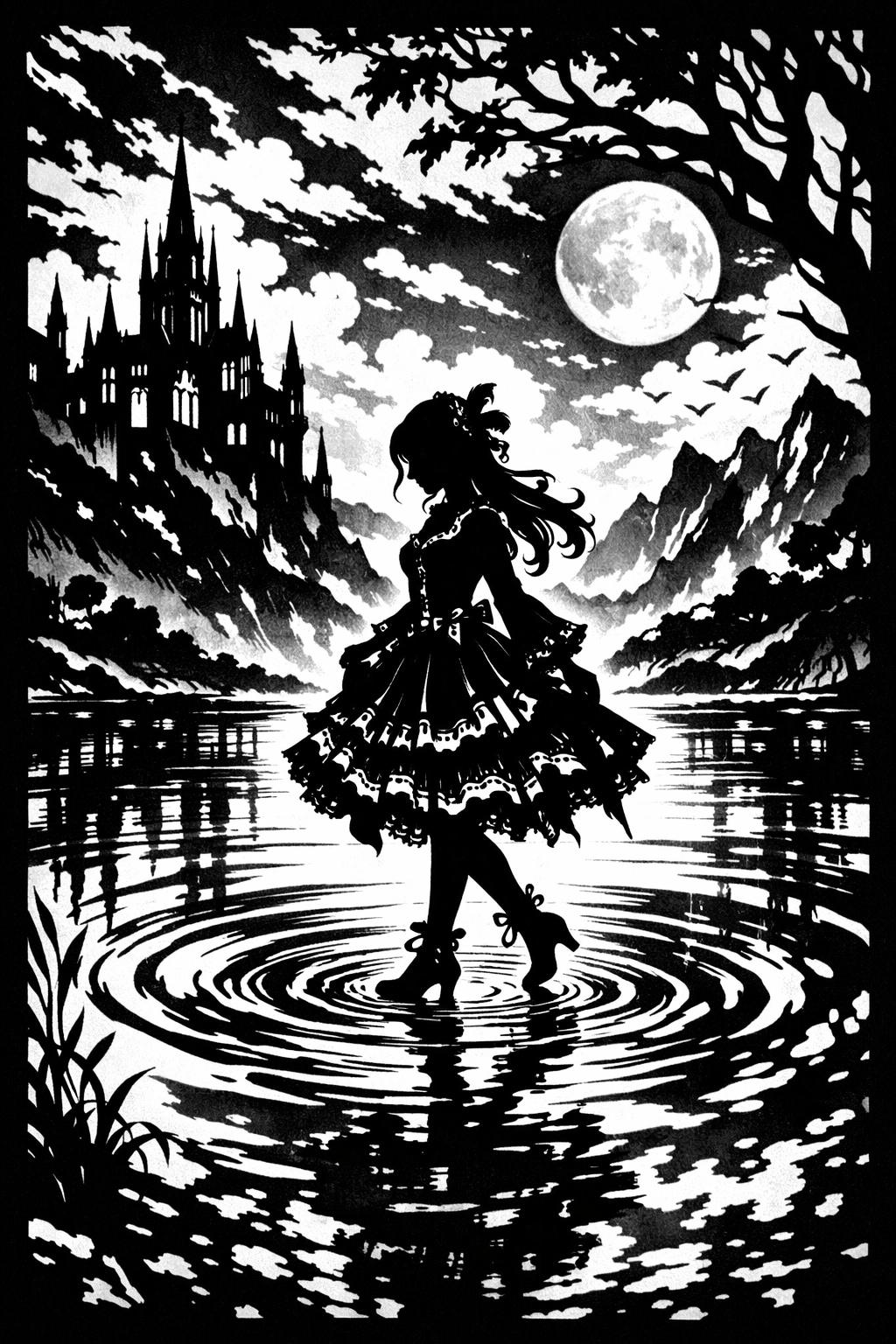 ゴシックな切絵