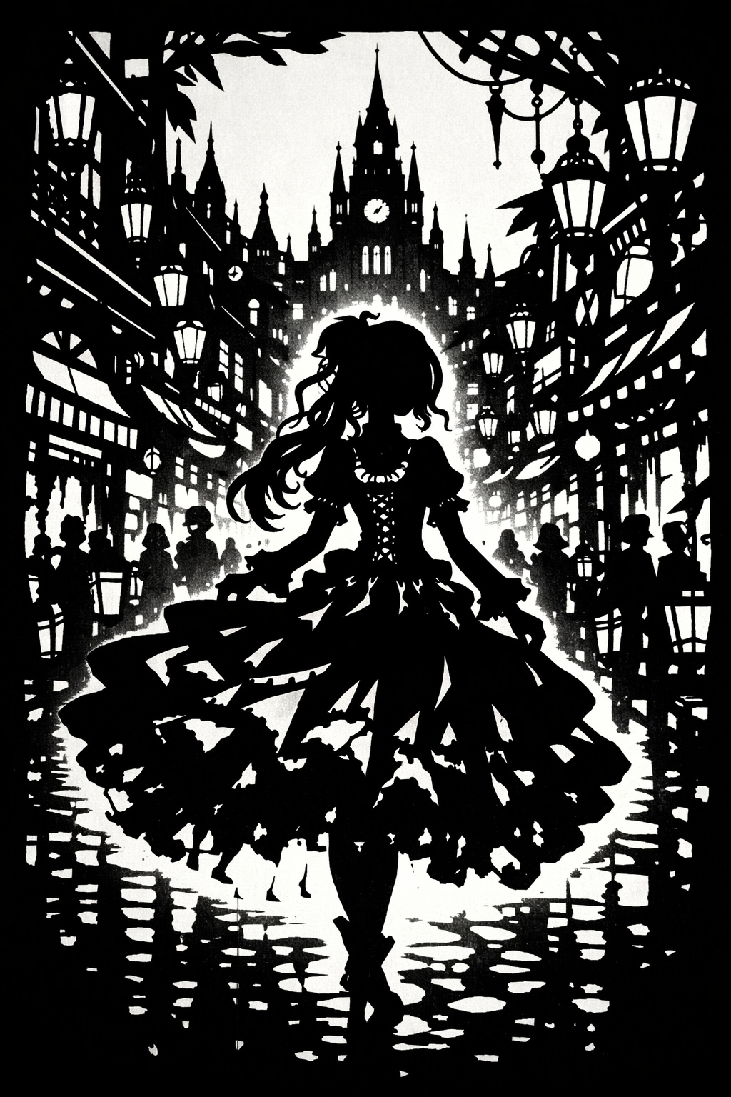 ゴシックな切絵