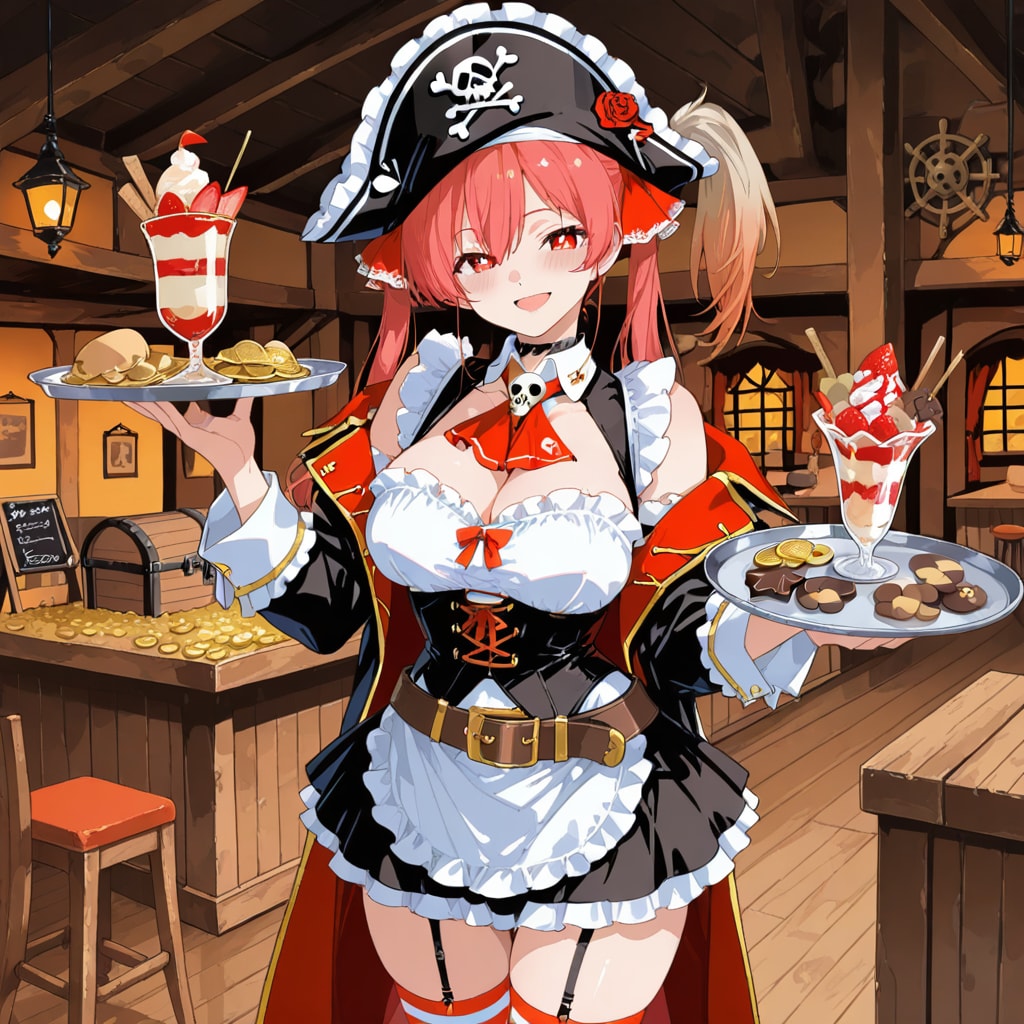 お宝スイーツを運ぶ海賊メイド店長