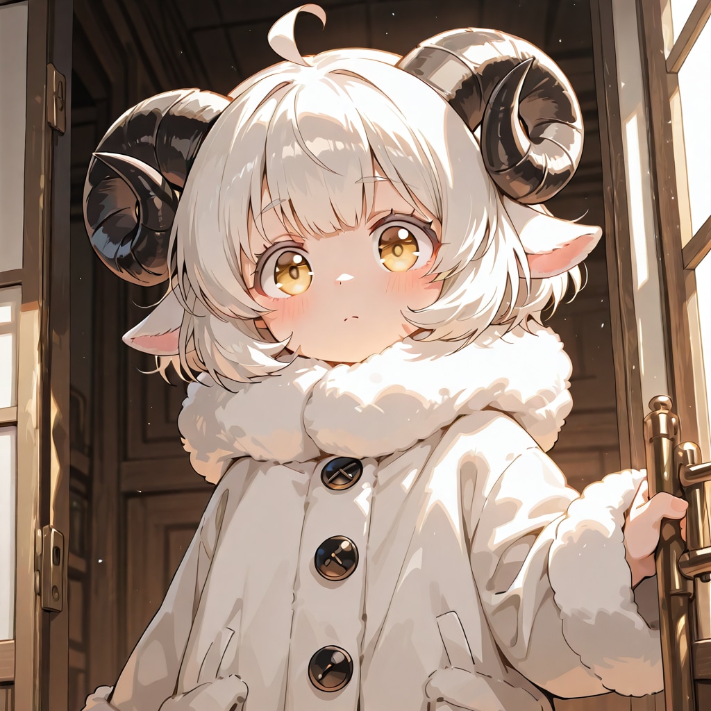 ジープに乗るシープ（ぷぷっ🤣）