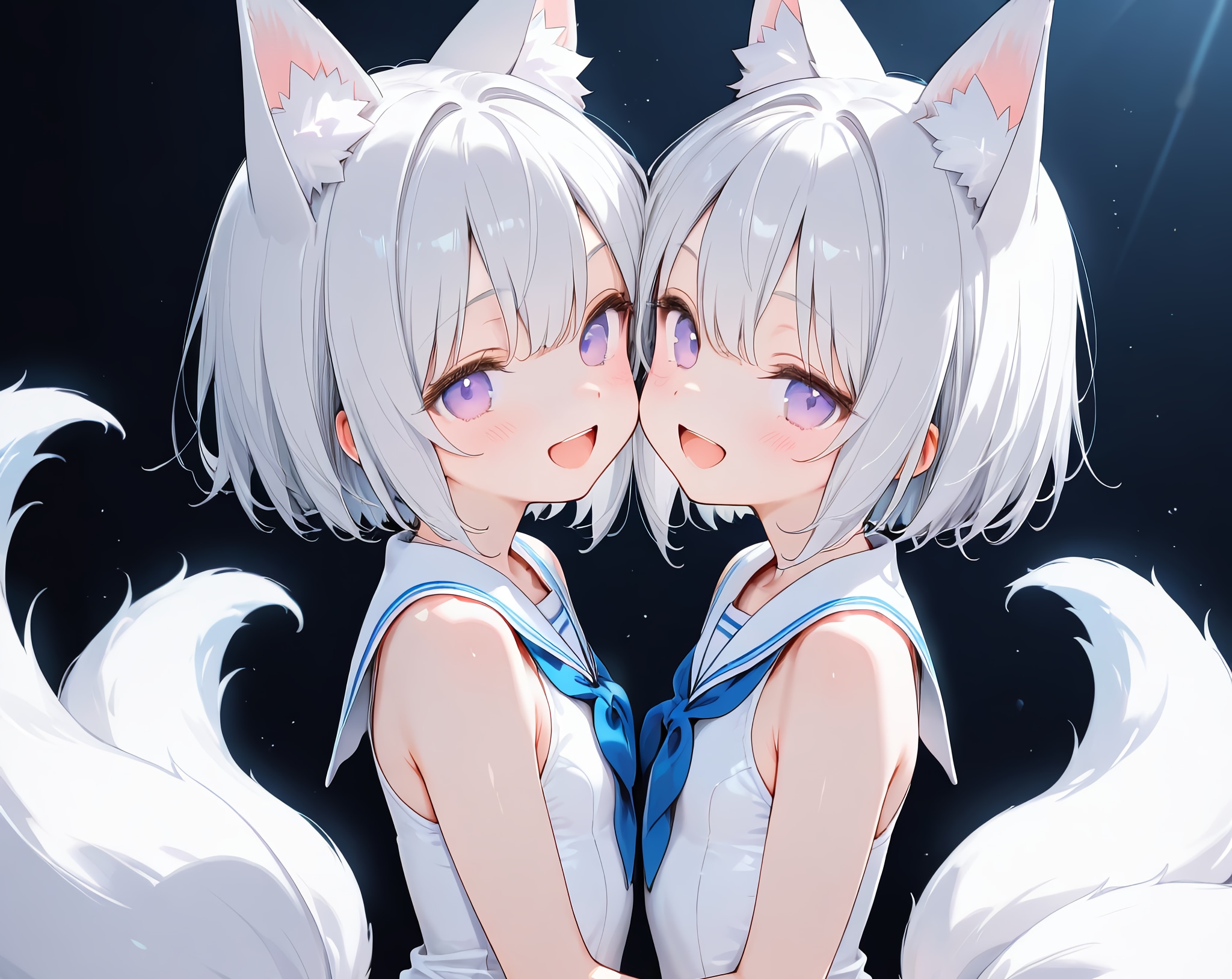 狛狐 | の人気AIイラスト・グラビア