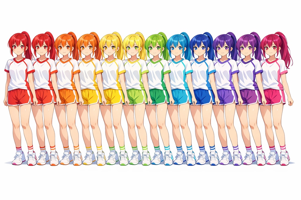 ぽにちゃん 色分けチャレンジ_ChatGPT