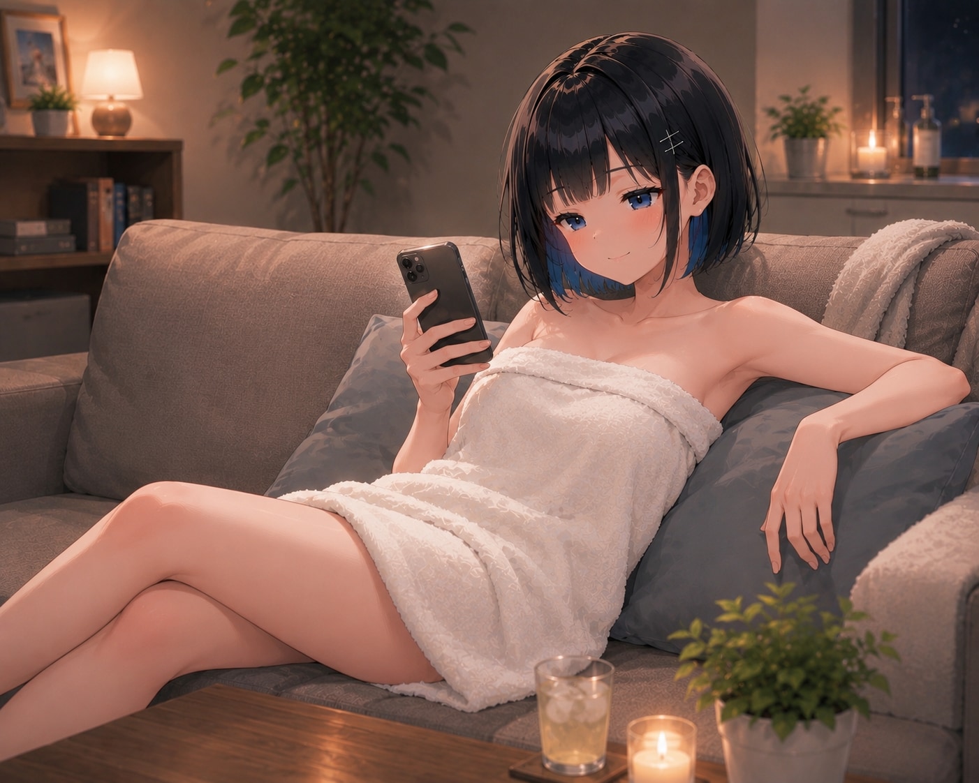 お風呂上がり