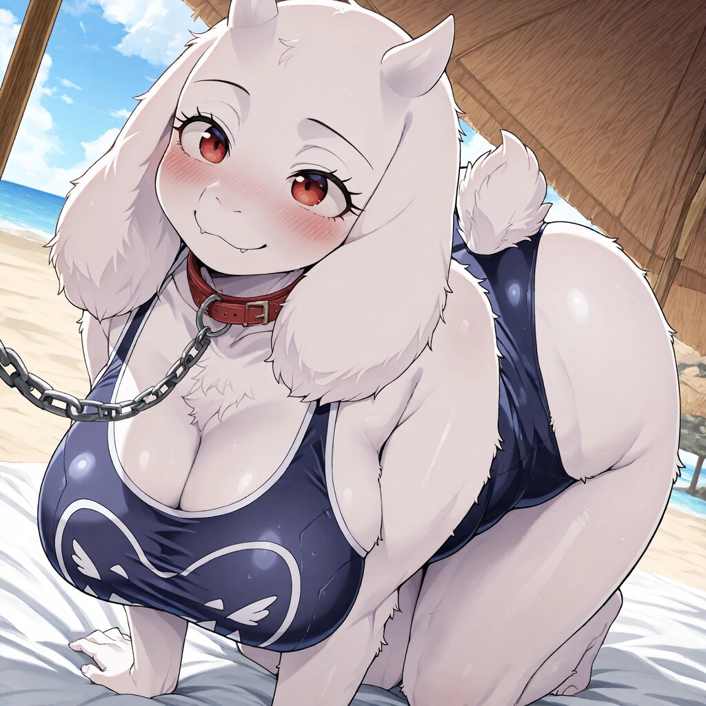 トリエルと散歩