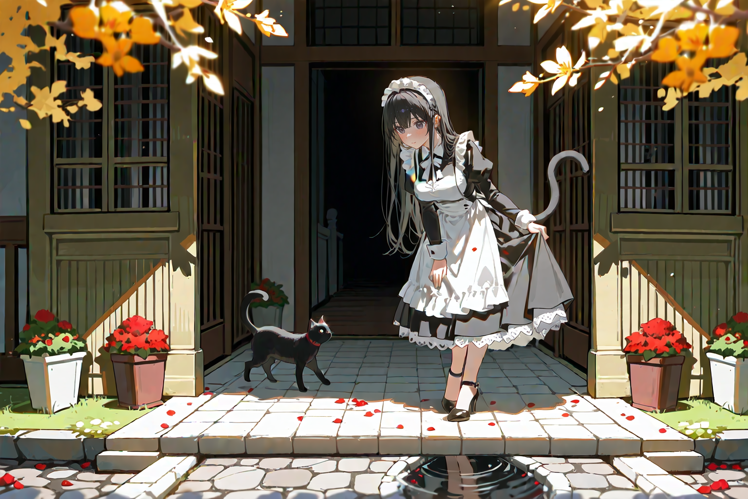 おはようございま～すニャ | の人気AIイラスト・グラビア