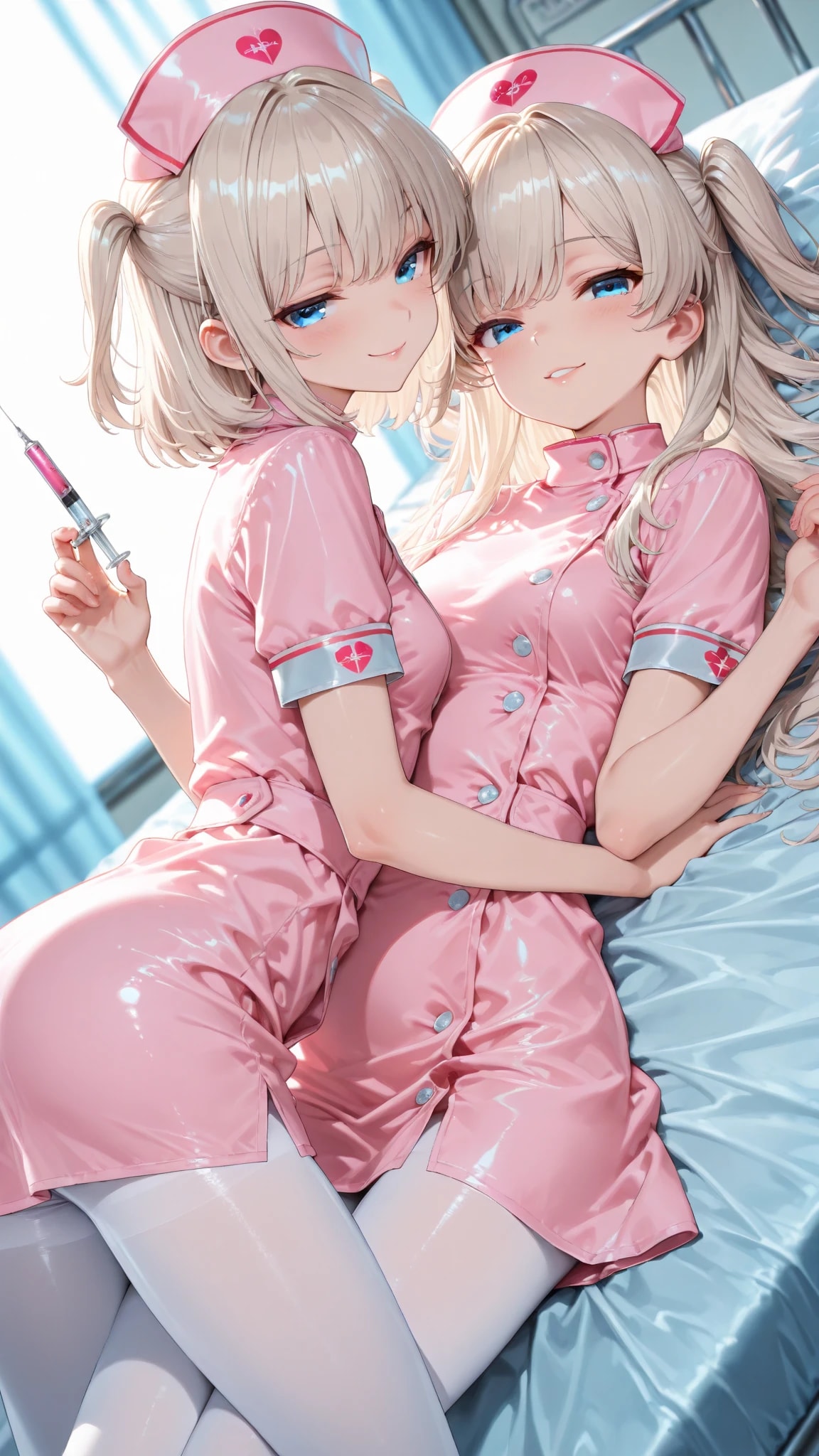 双子ナース2 | の人気AIイラスト・グラビア