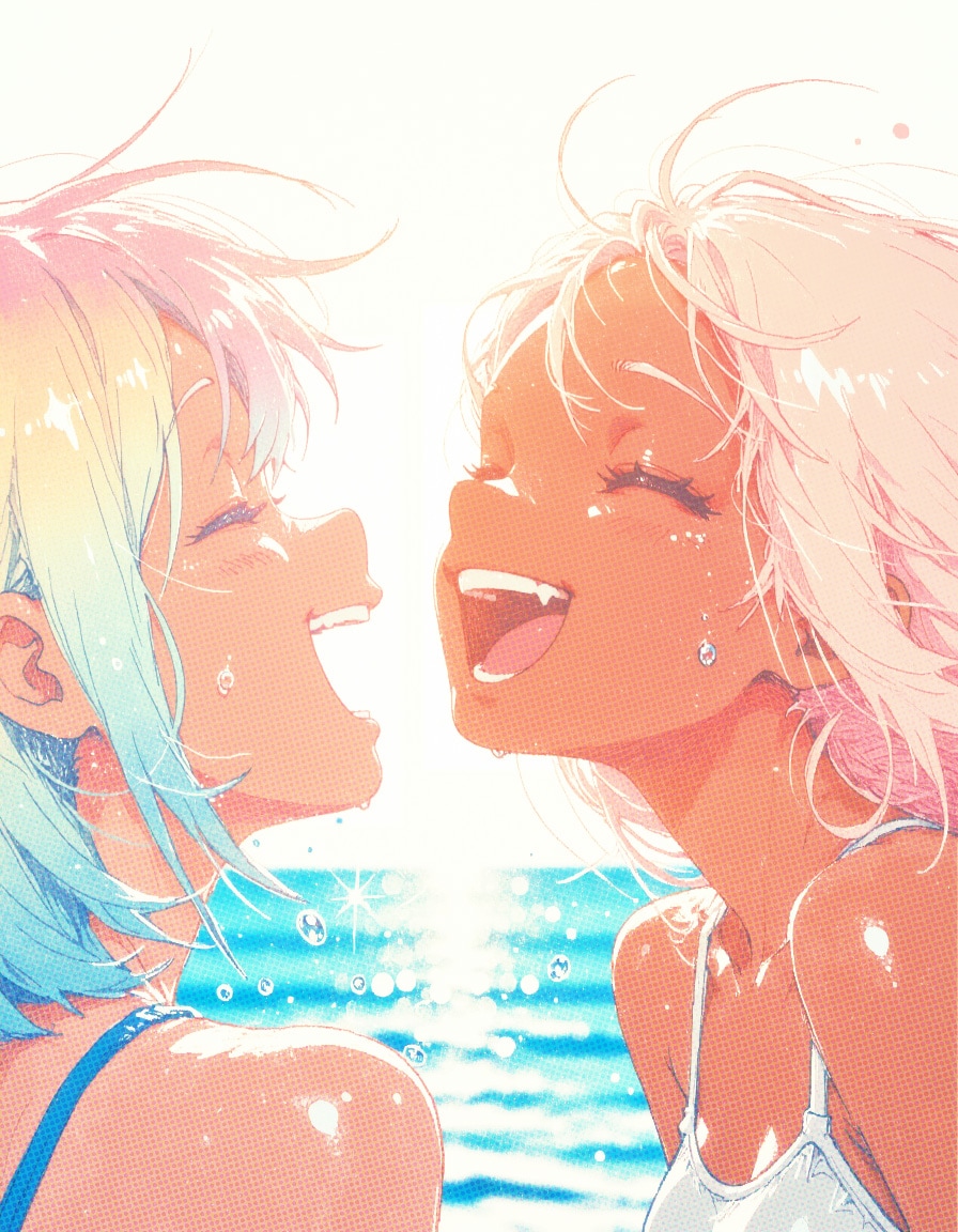 夏の笑顔