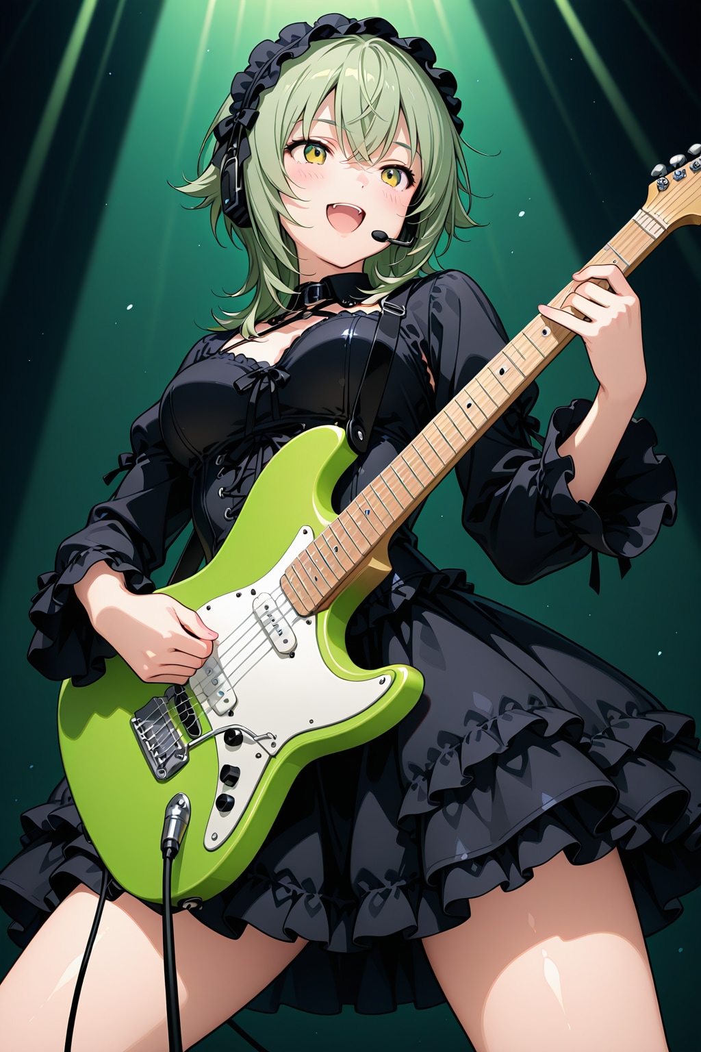 ライブステージに立つMESSちゃん