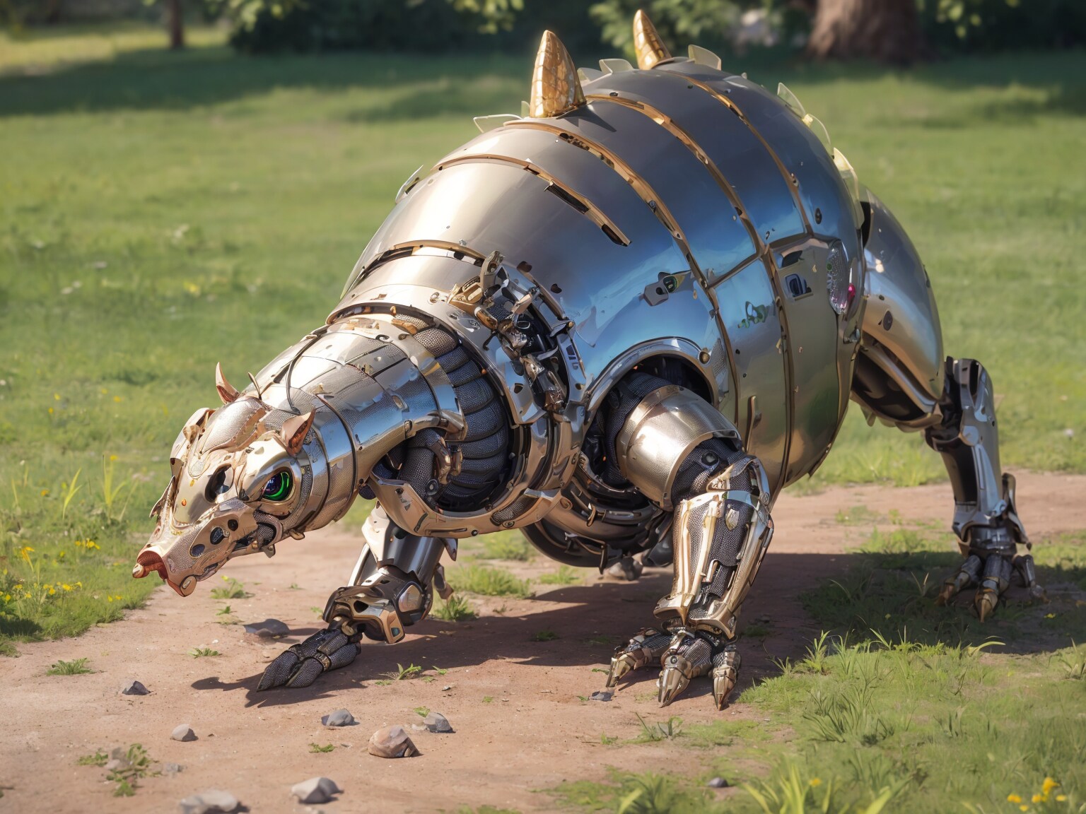 機械仕掛けの犰狳 その② | の人気AIイラスト・グラビア