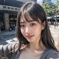 【全裸差分あり】野外おっぱい露出♡グレーセーター編 4枚目