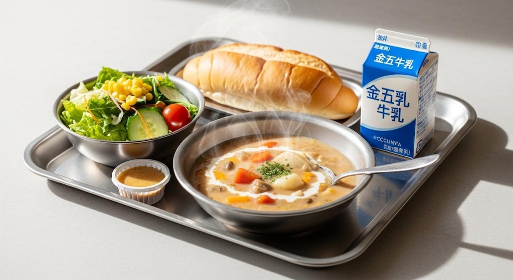 摩訶不思議食堂の給食セット