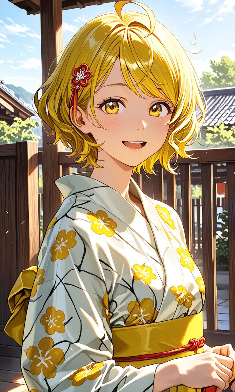 夏祭りまだかなꯁꯧ 浴衣を着た少女 | の人気AIイラスト・グラビア