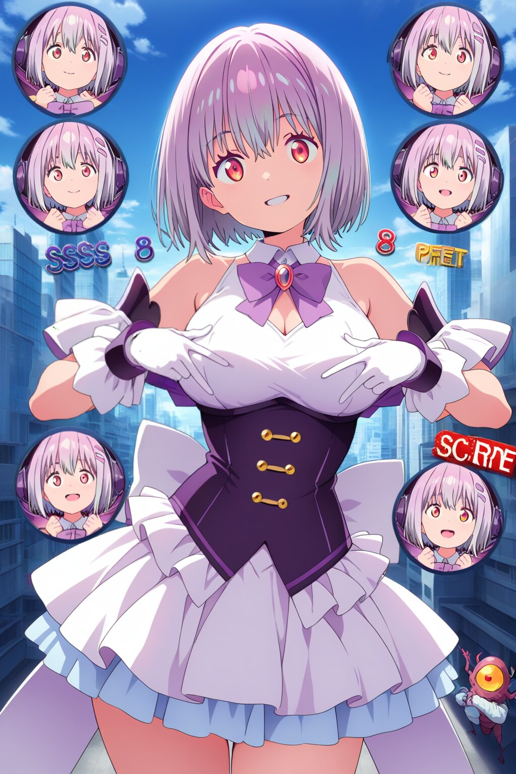 リズムゲームでTikTokなコスプレ新条アカネ🪄🎮❤️