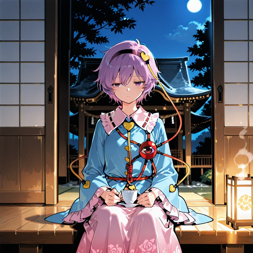 博麗神社の夜咄「脳内スクリーンに、まだ灯らない光」