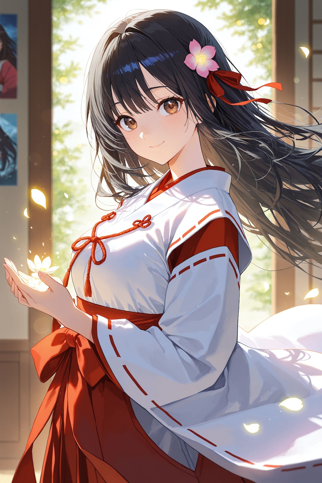 異世界神社の巫女さん（神楽さん）