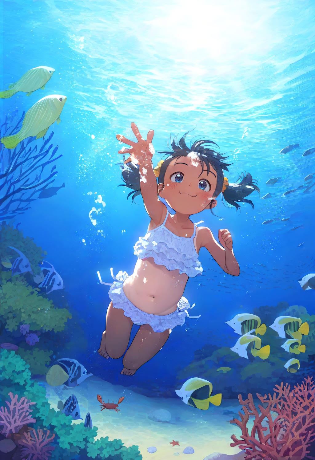 水中からエール