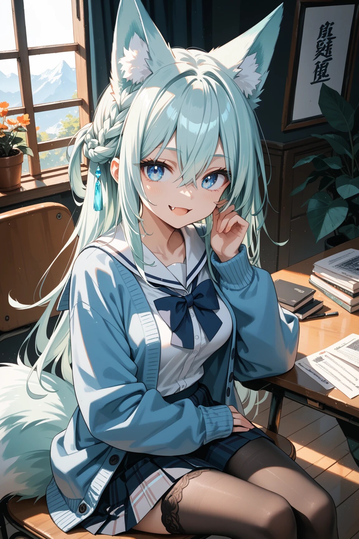 これがこの世界の学徒の服装なのね