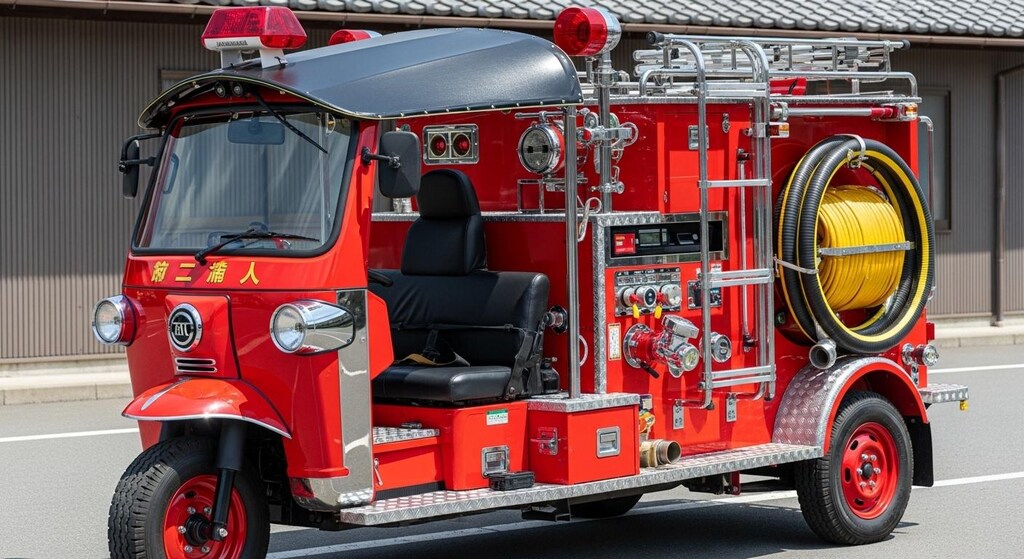 オート三輪消防車