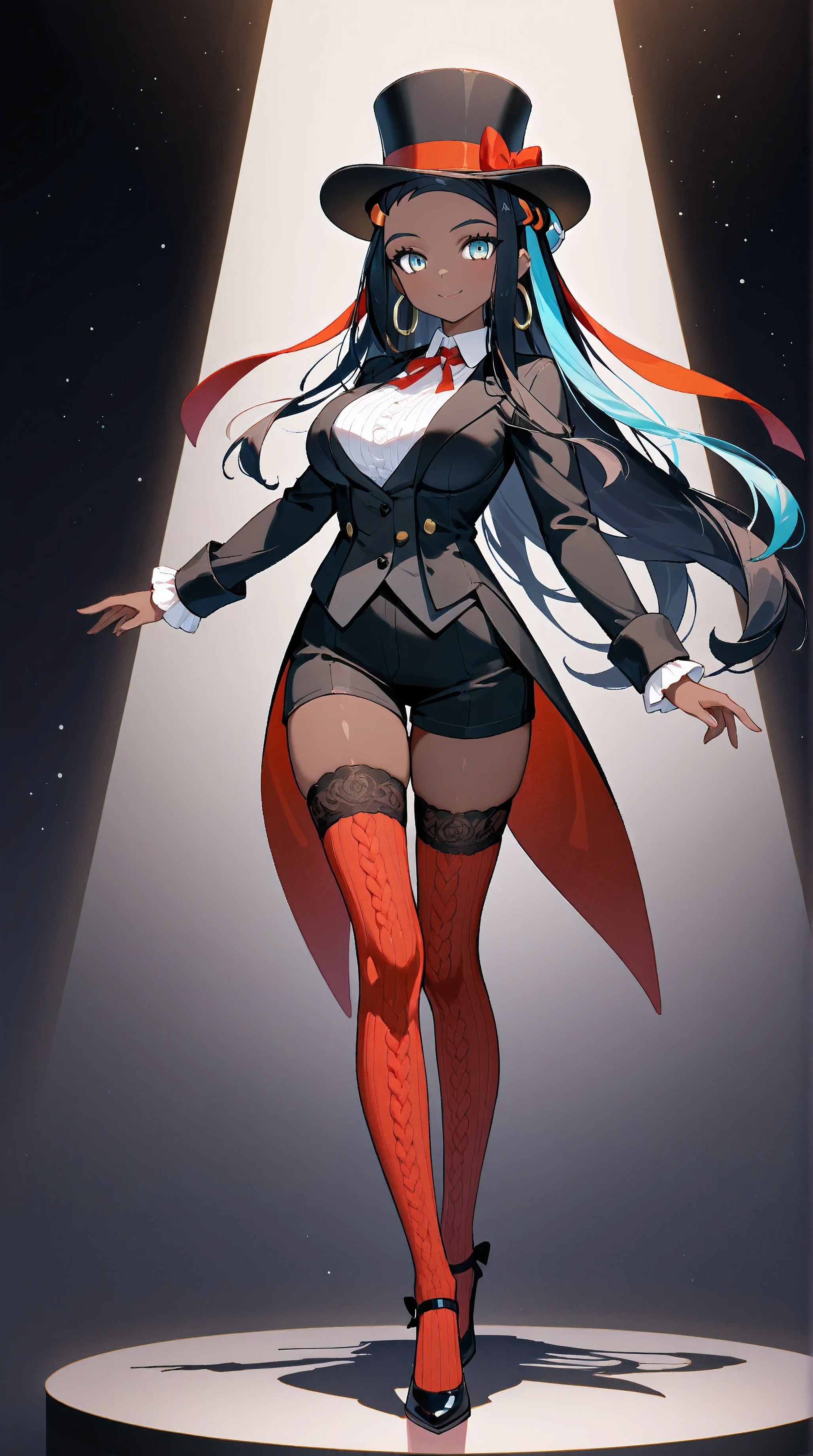 🎀🎩काला लाल और हल्का का तालमेल🎩🎀 | の人気AIイラスト・グラビア