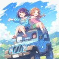 わいわいミニジープ女子旅 3枚目
