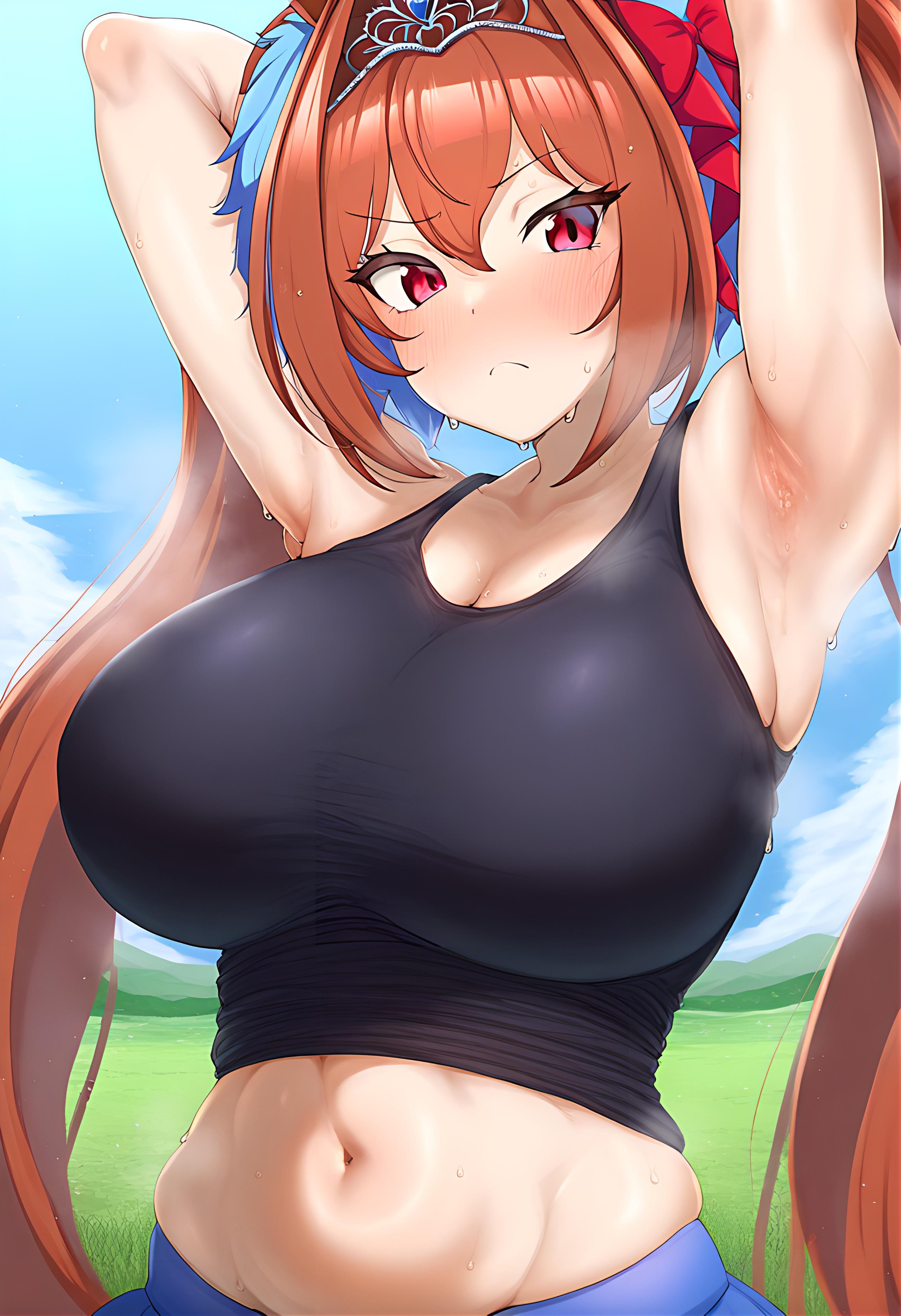 スカーレットの脇