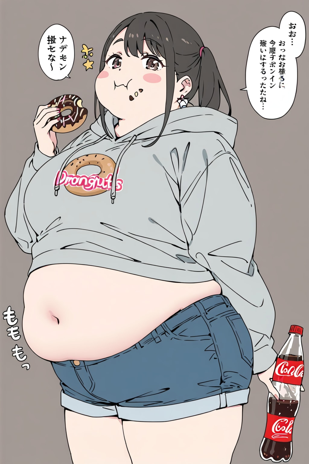ドーナツ大好きおねえさん