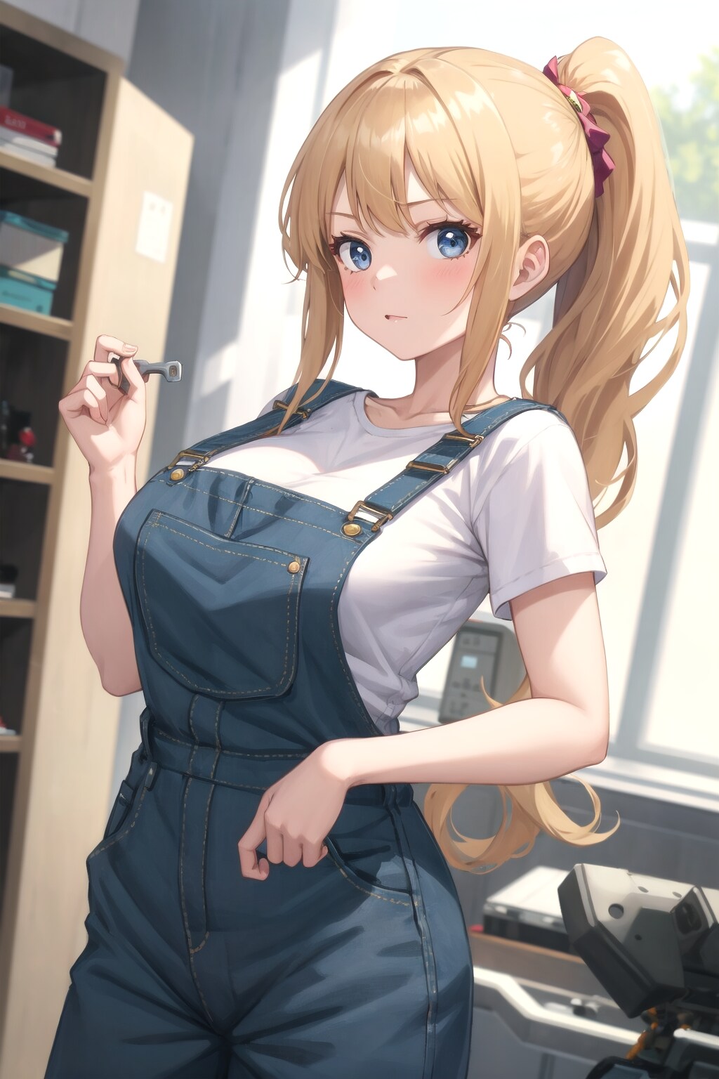 整備士のお姉さん