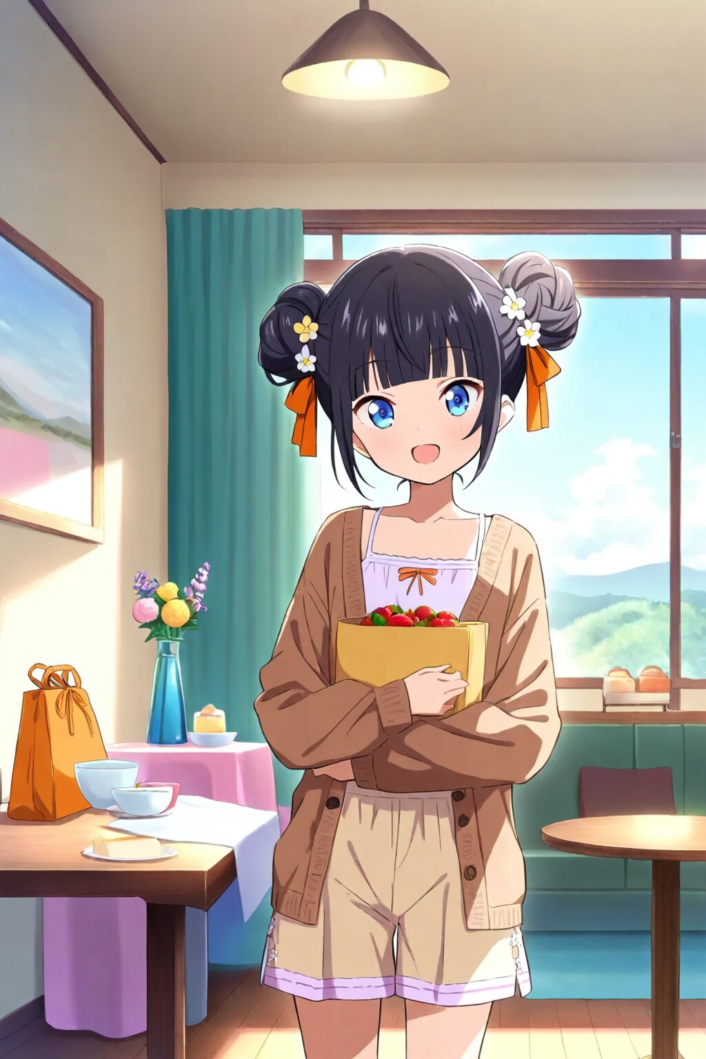 そろそろ学校行ってくるね♪🥰✨のおだんごちゃん🍡✨