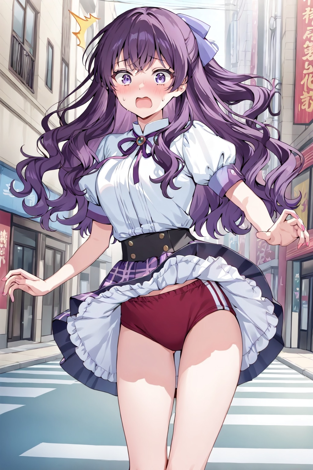 LILACちゃんの風チラ1