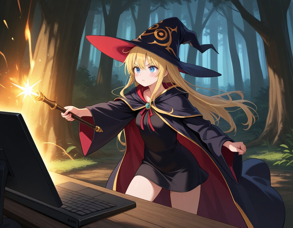 魔法使いVSパソコン