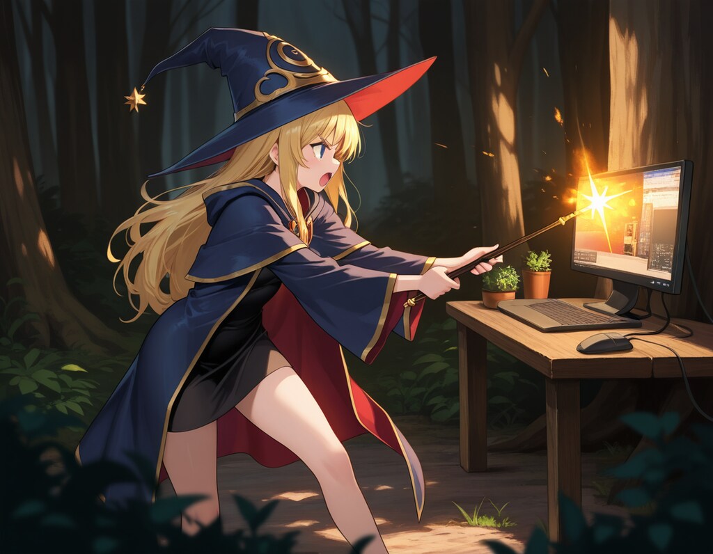 魔法使いVSパソコン