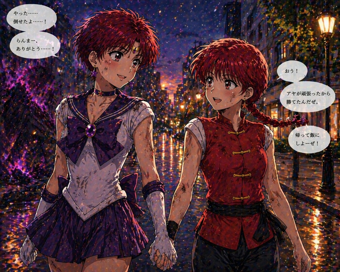 美少女戦士セーラーサターンアヤ第8話 | の人気AIイラスト・グラビア