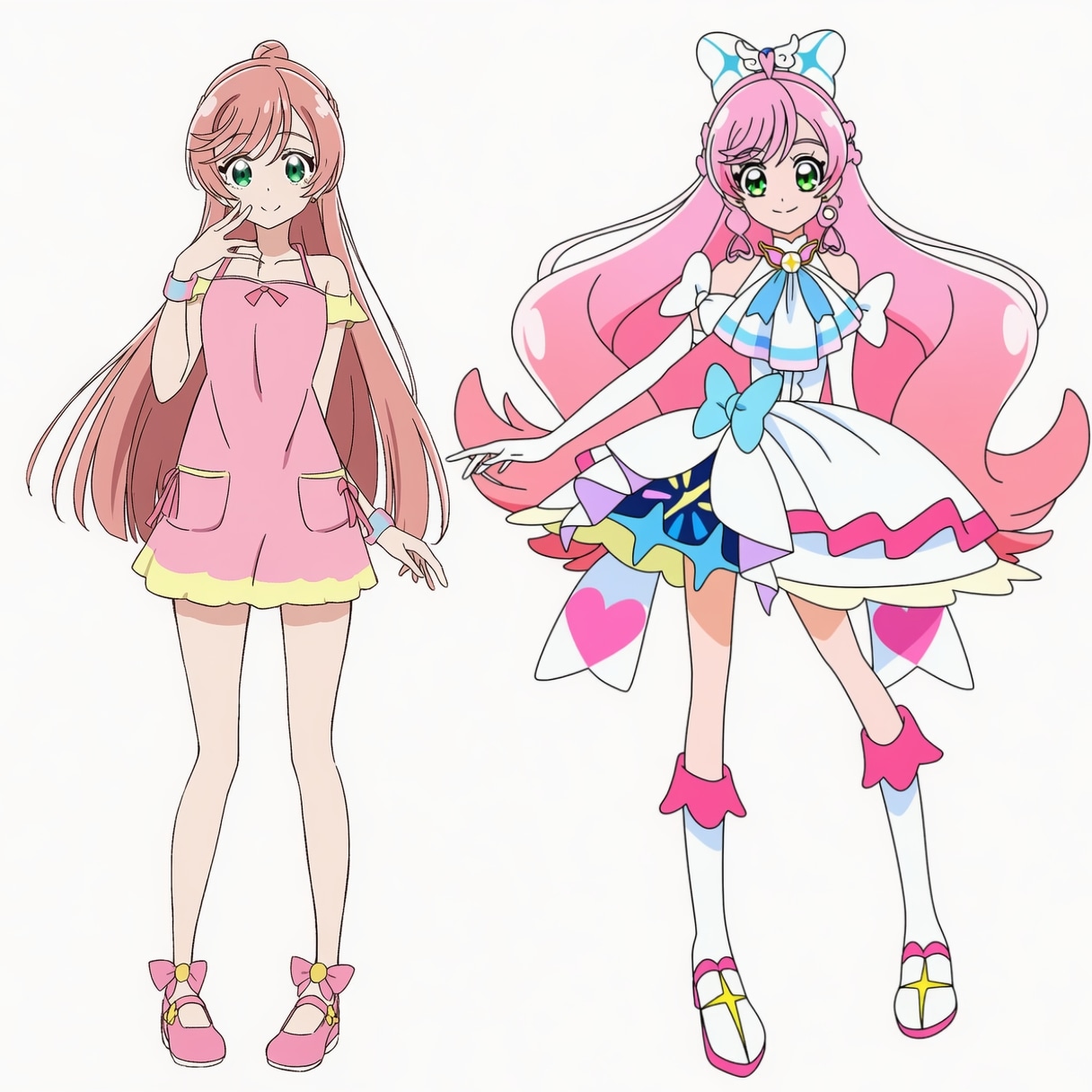 キュアプリズム変身シーン