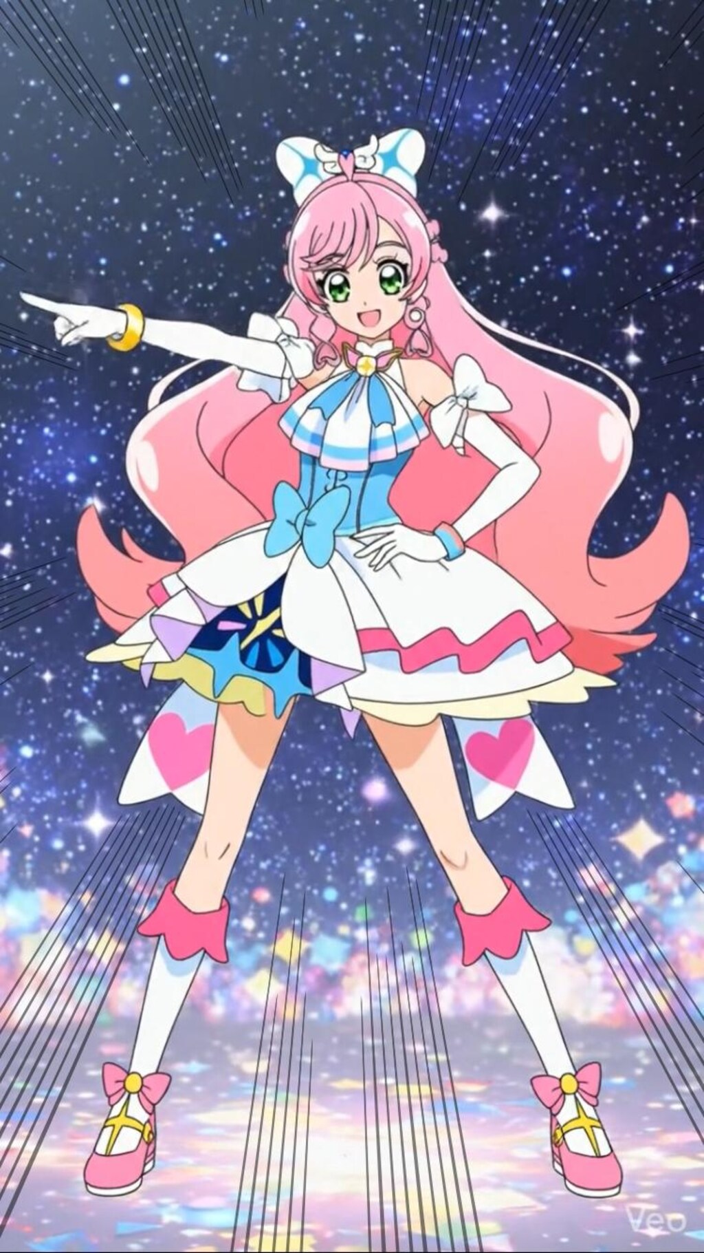 キュアプリズム変身シーン