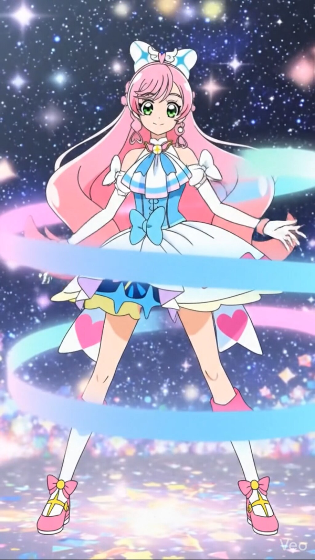 キュアプリズム変身シーン