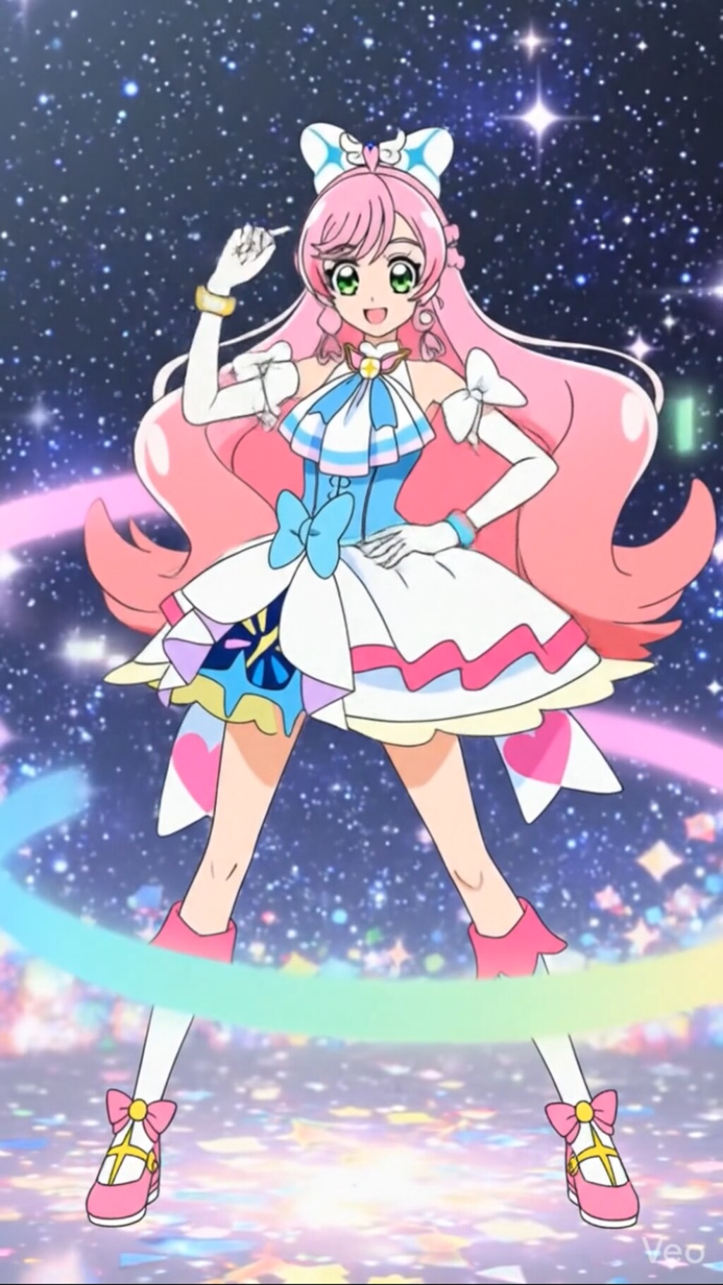 キュアプリズム変身シーン